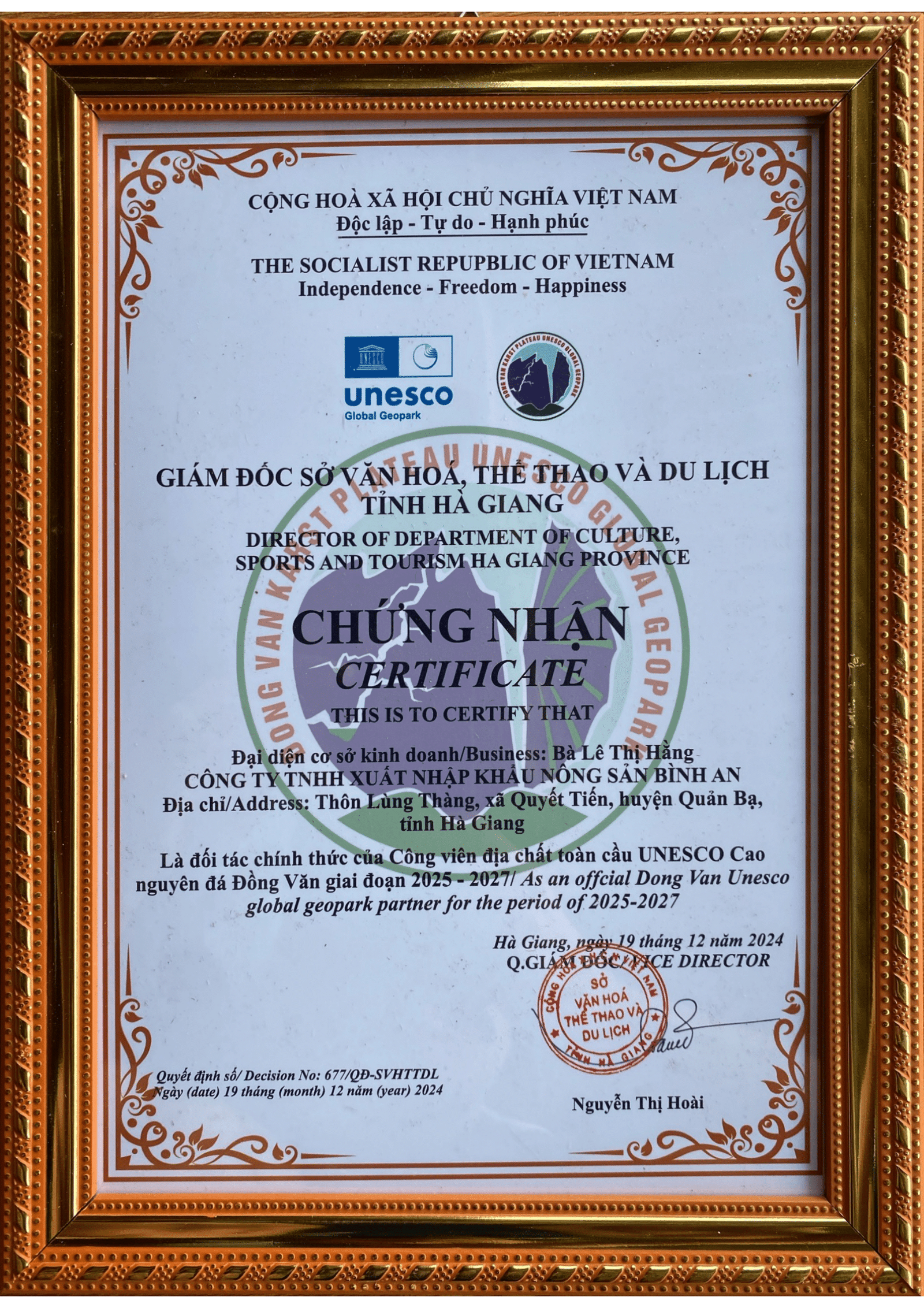 Đối tác chính thức của UNESCO